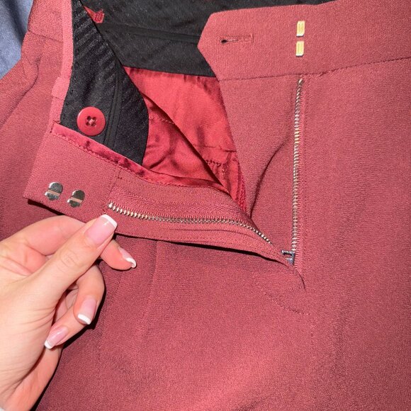 Aritzia Babaton Wilfred Effortless Short 0 NWOT Dusty Rose Pink Trouser - Picture 3 of 5